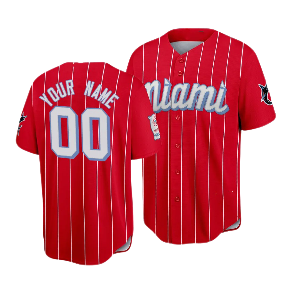 Wholesale 2022 Men's Miami Marlins Custom 15 Brian Anderson 24