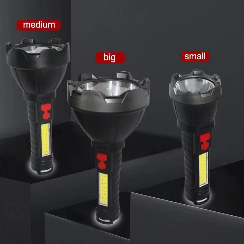Portable Mini LED Flashlight Powerful USB Rechargeable Tactical Torch with ABS Body IP65 Rated for Fleshlight and Linterna