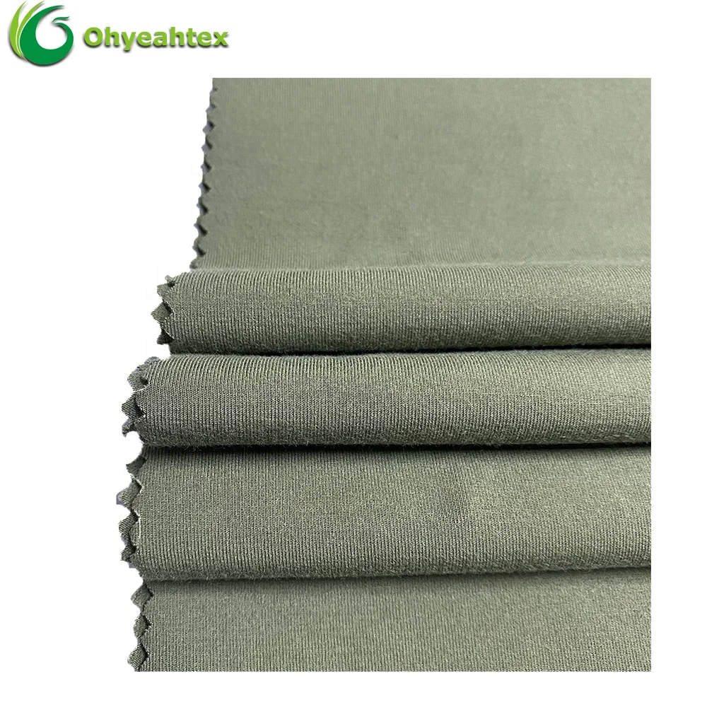 Oeko-tex Large Stretch Knitted 88% Bamboo 12% Spandex Fabric