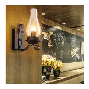 Vertak Rustic Modern Pendant Light Hotel Glass Industrial Chandelier