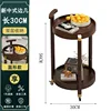 Round movable side table [Double layer 30*30*56]
