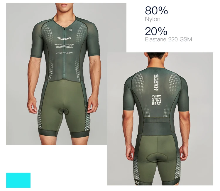 Eurobike Show Custom Design Breathable Triathlon Suit Men Light Weight