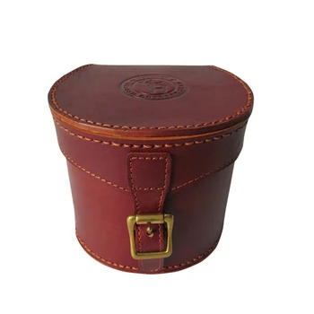 Tourbon high Recommended Genuine leather fly fishing reel case