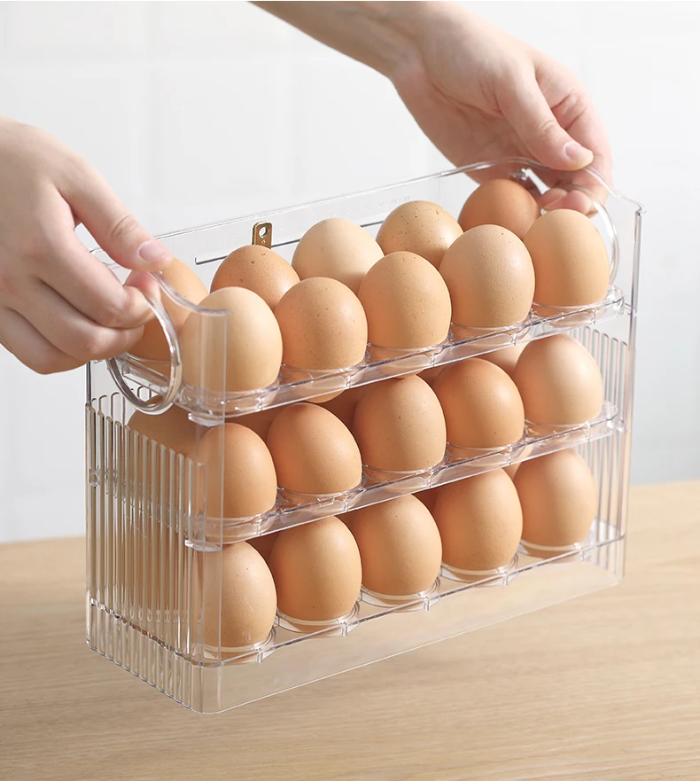 3 Layers Refrigerator Egg Storage Box – Zemanva