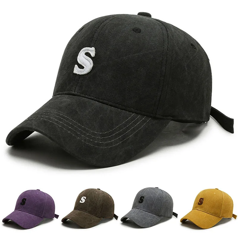 6 Panels Curved Brim Sports Cap Women Mens Vintage Baseball Caps Custom