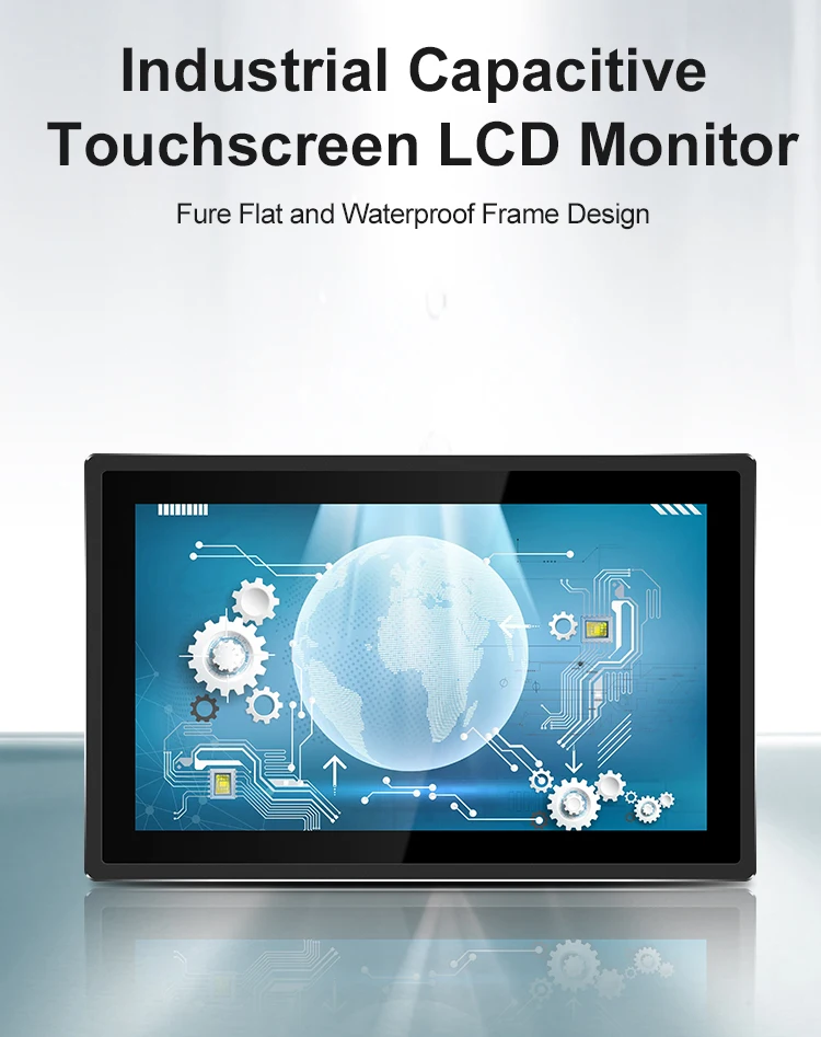 New Cheap Price Industrial 18.5 Inch VGA/USB/DVI Interface Embedded Lcd Display Capacitive Touch Screen Monitor for Gaming