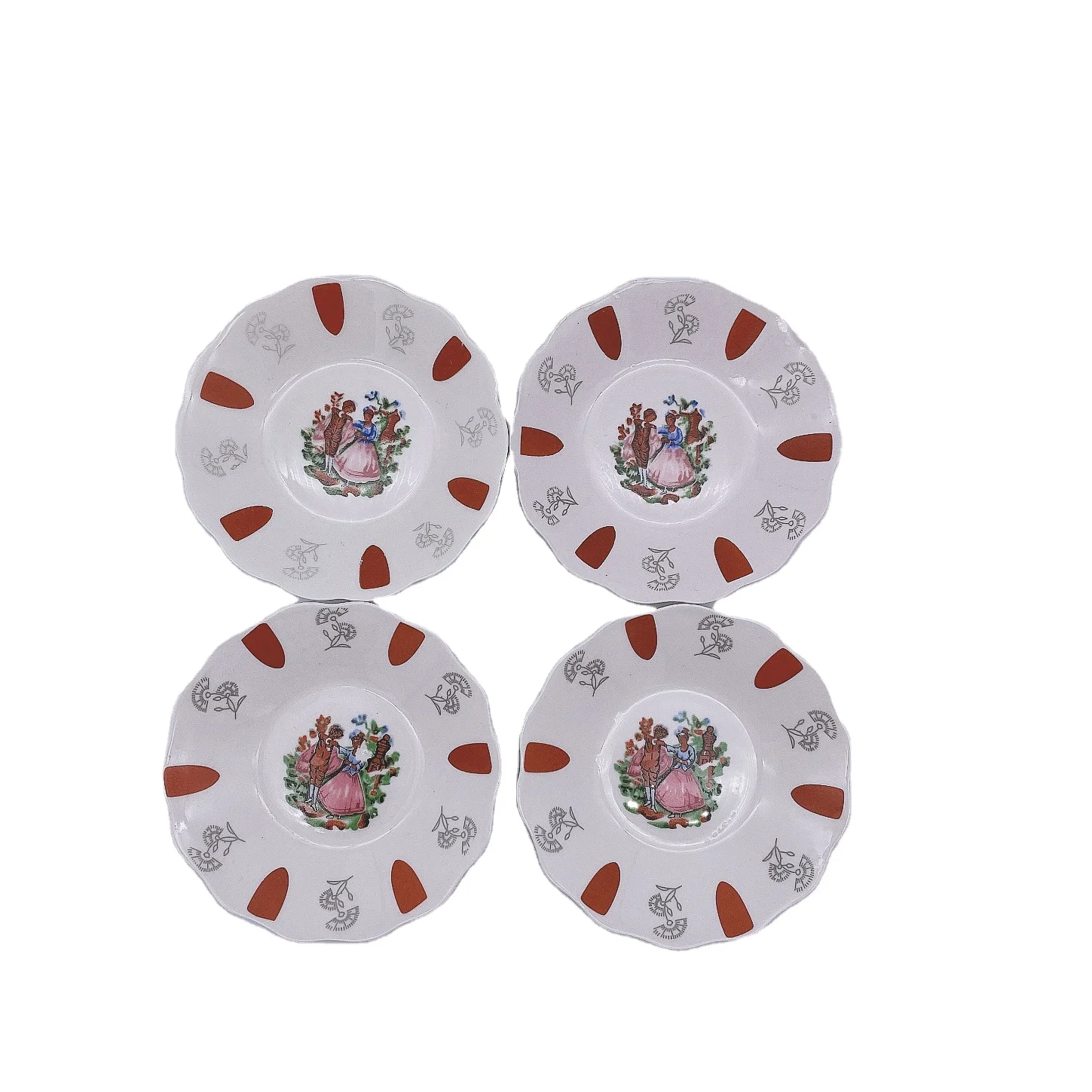 Irregular Porcelain  Small Saucer  for Home and Hotel Ceramic Dinnerware