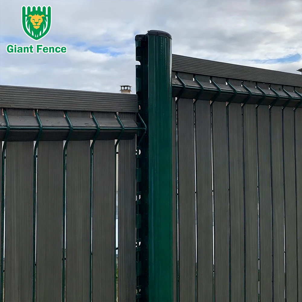 3D Curved 3D Garden Border Fence Welded Wire Mesh with Steel Iron Frame Shape Square Hole Low Maintenance Security Gate Use
