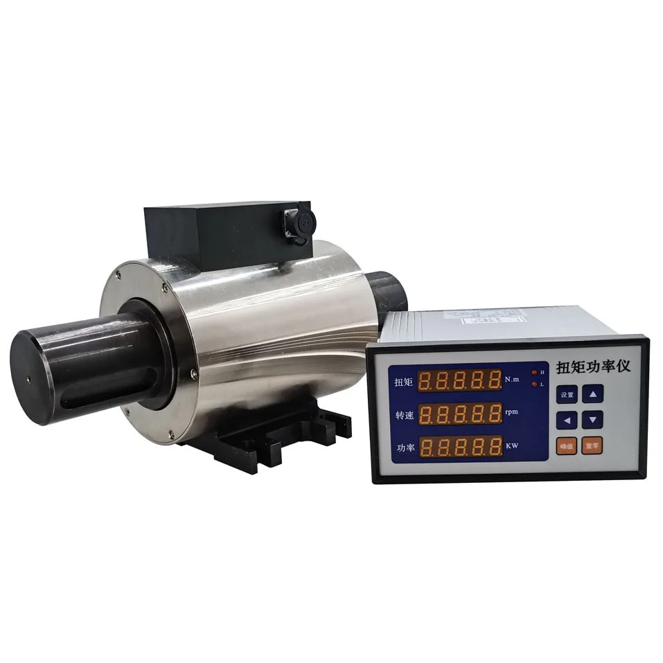 Digital Dynamic Rotate Speed Torque Transducer Continuous Rotation Electric Torque Sensor 0~500KN.m Range High Precision High