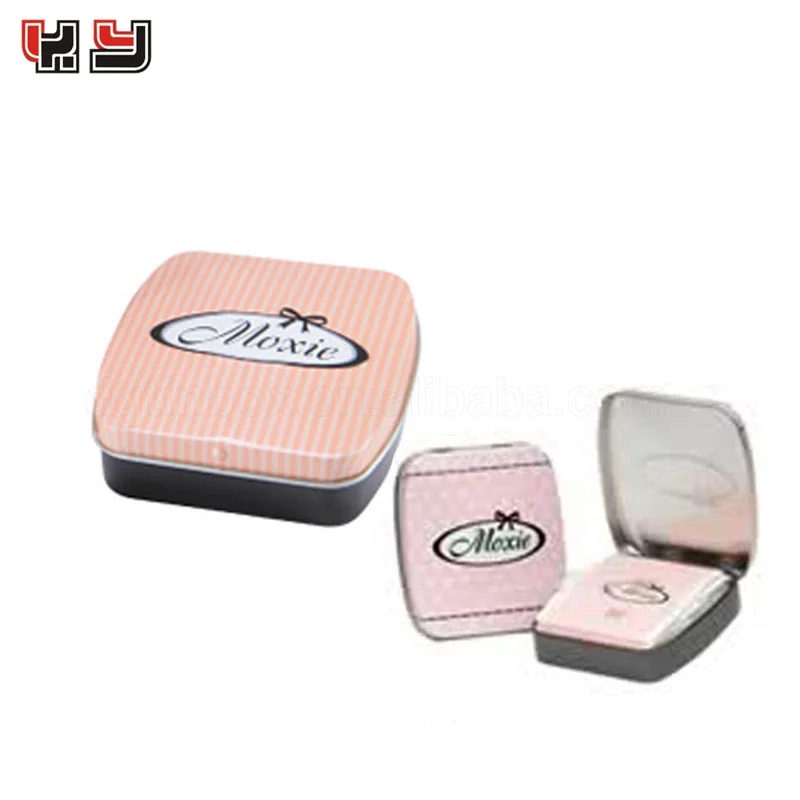 mini sanitary pad tin box small