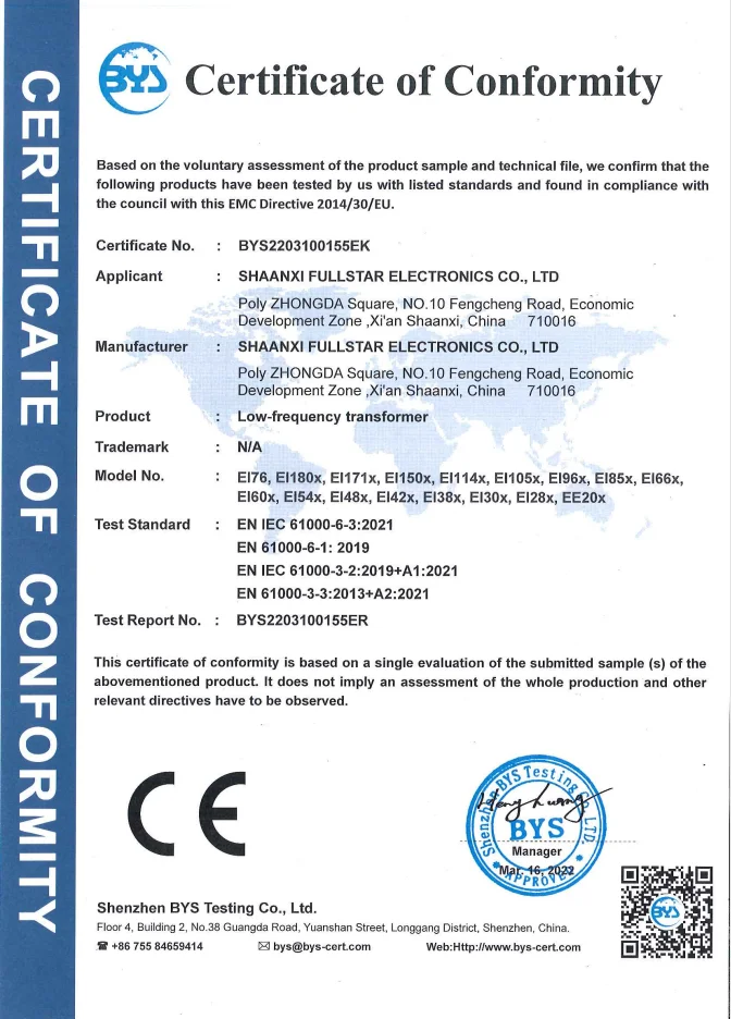 24V 15V 9V 100VA Mini Control Voltage Transformer EI 66*36 Power Silicon Steel Iron Core Transformer