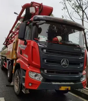 Used Construction Machinery Used Pump Truck Sany 62m Concrete Pump Mounted Truck for Sale