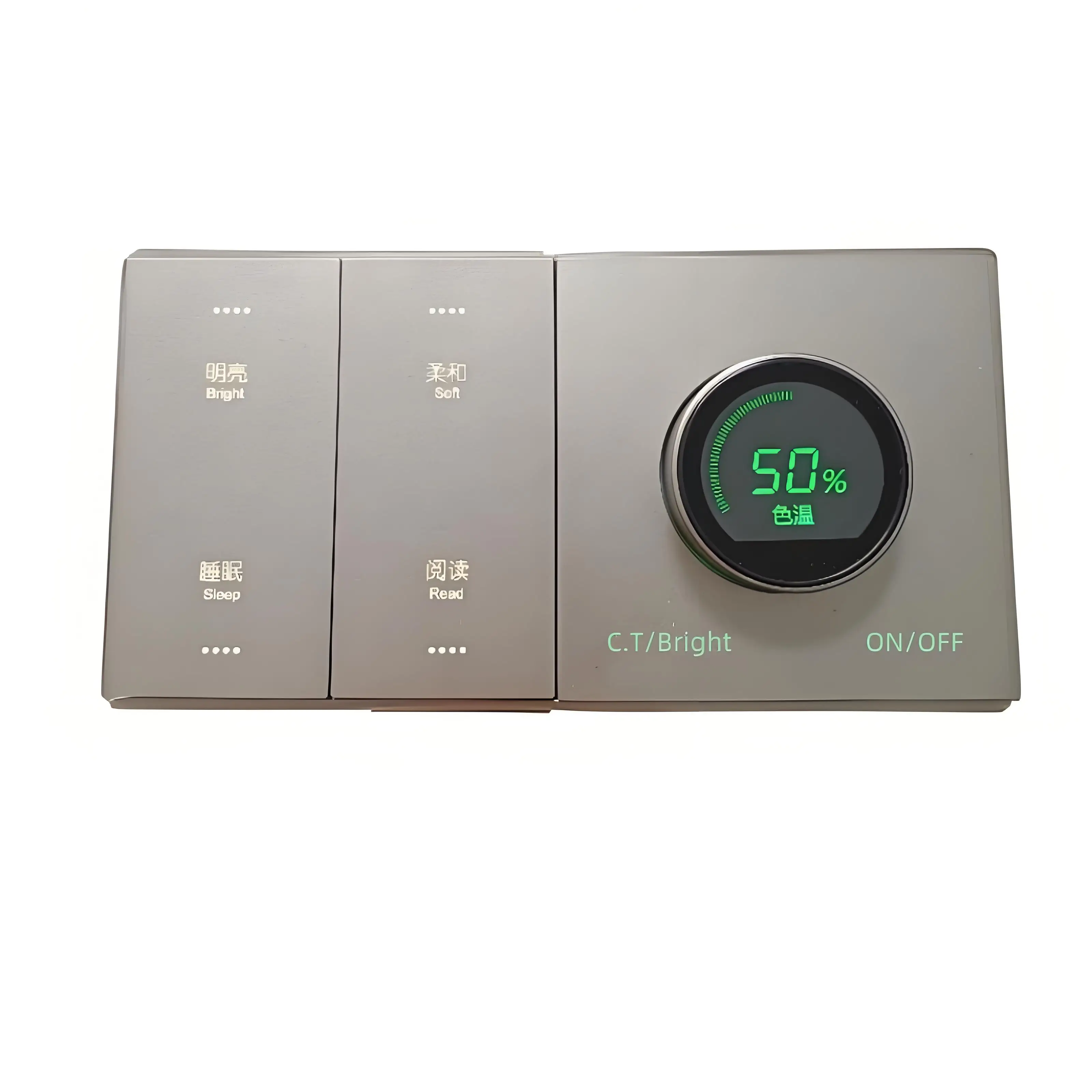 Smart Wall  Remote Control Switch with Smart Knob Dimmer Scene Single Fire Zero Fire 240v Max. Voltage