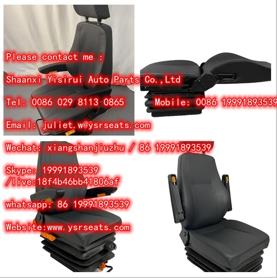 Factory Latest 2022 Mechanical Suspension Truck Crane Seat With Cushion