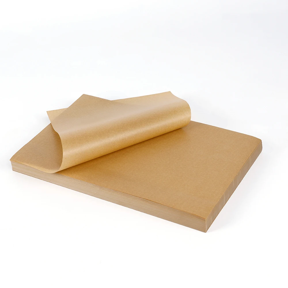 Best sale factory cheap price non-stick baking paper 40gsm disposable unbleached parchment paper for baking and cooking