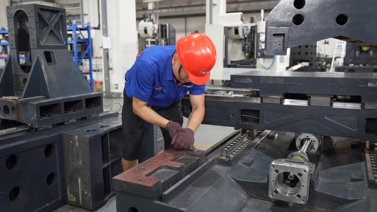 product heavy duty horizontal milling cnc machine hmc wf 630 mitsubishi system automatic bt50 spindle high accuracy machine center for-8