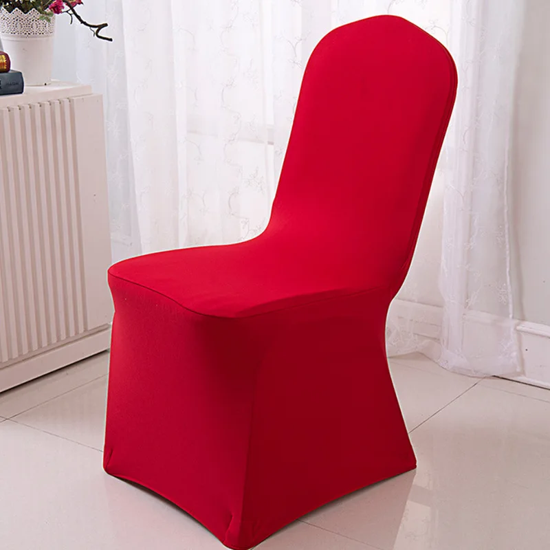 Customized Cheap Universal Elastic Banquet Chair Cover For Wedding