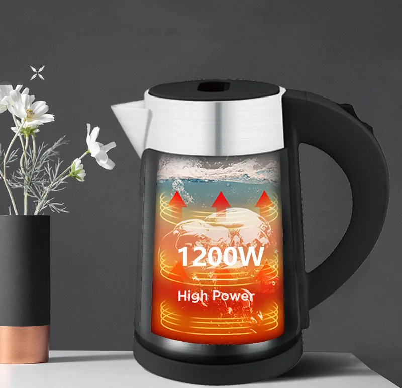 Electric Water Kettles Tea Bells Glass Stainless Steel Hotel Whistling