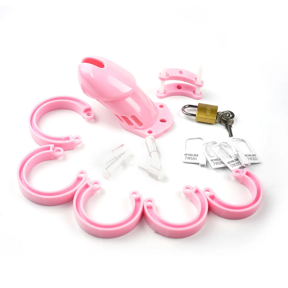 Nouveau mâle souple Silicone chasteté serrure Cage en plastique chasteté cage à oiseaux temporisation Cages pour hommes