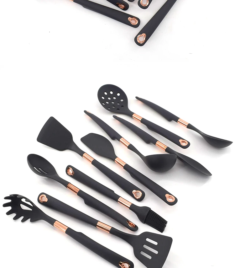 Wholesale Silicone Cooking Shovel Spoon Set Durable Kitchen Utensils