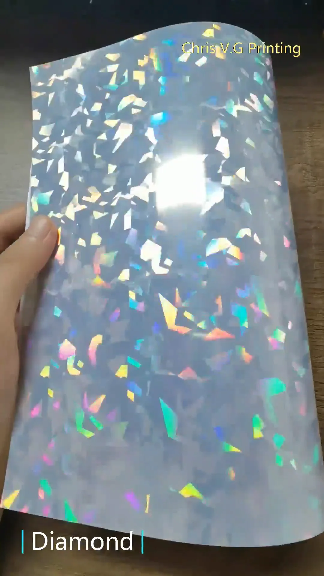 Holographic A4 Printable Die Cut Self Adhesive Vinyl Sticker Paper