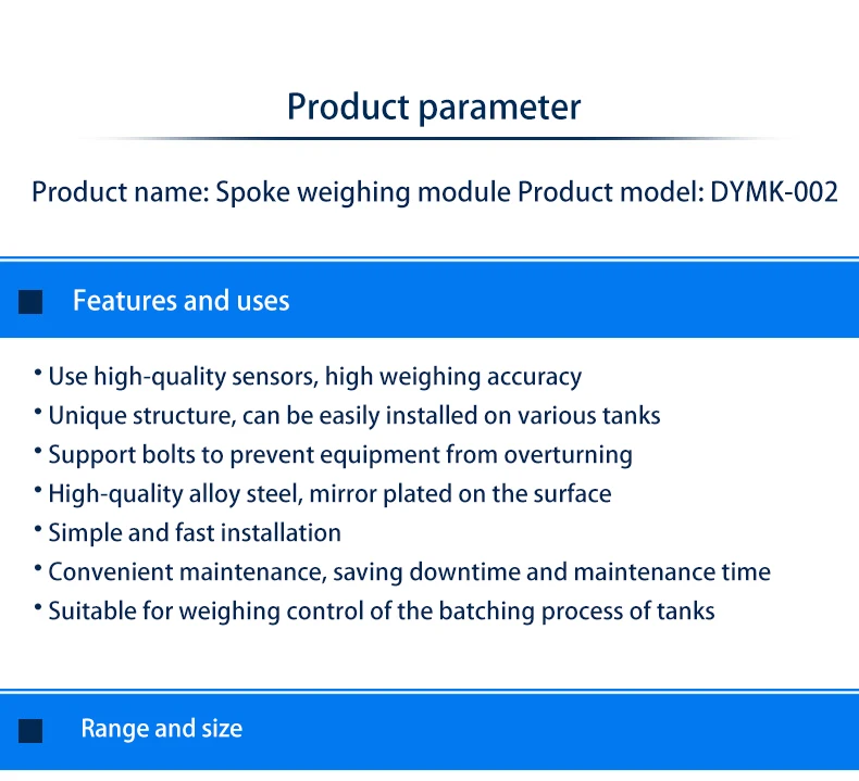 100T Concrete Batching Scale Alloy Steel Liquid Tank System