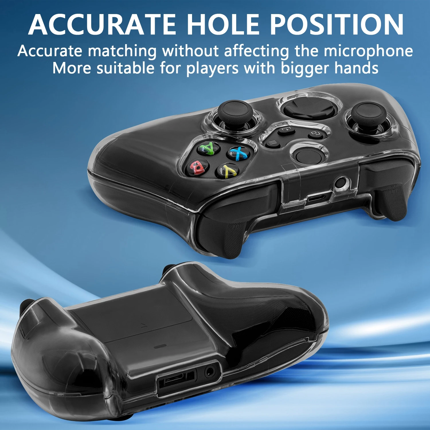 For Xbox Series X/S Controller PC for Crystal Case Cover Protective Case Shell for Xbox Series X for Xbox Series S Controller