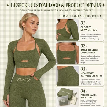 Breathable High Waisted Yoga Set Solid Crisscross Strap Thumbhole Butt Lifting Leggings Pilates Running