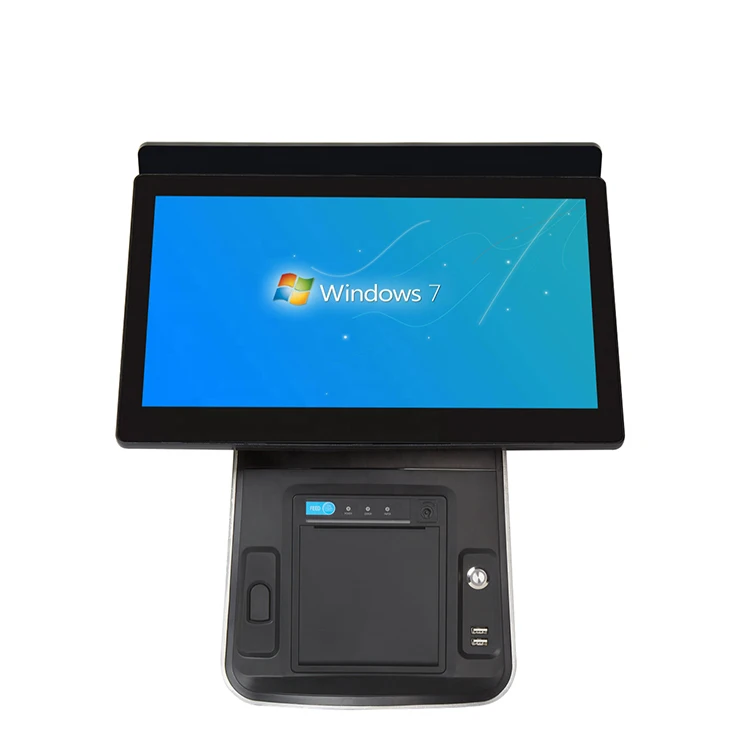JASSWAY  Pos Cash Register Pos System Dual Screen Point of Sale System for Retail