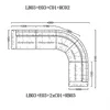 Arc large five-person 426*316*70