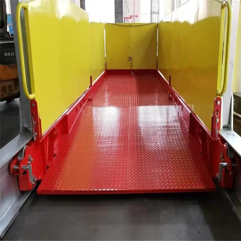Tower Crane Used Materials Retractable Loading Platform Deck