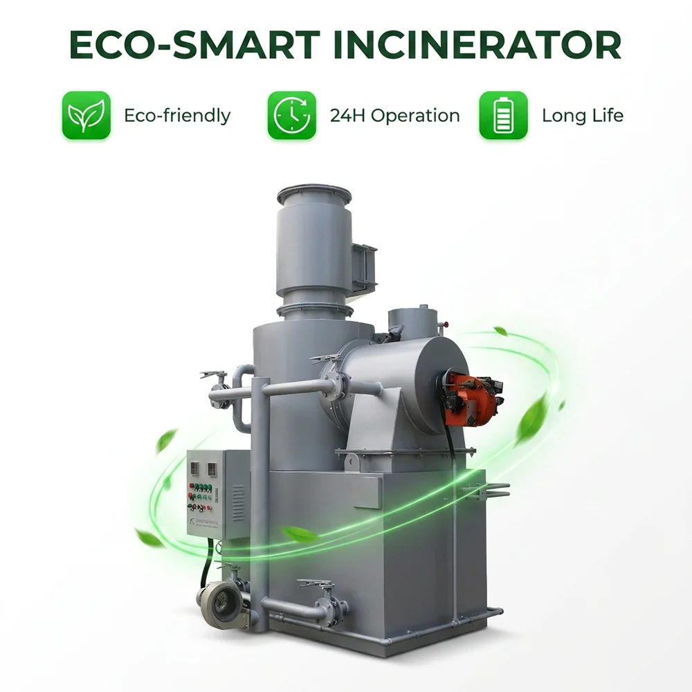 Smokeless Incinerator with Pump, Portable, 220V, 2 kw - detail 2