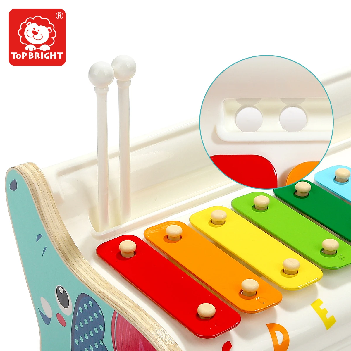 
 Топ яркий деревянный слон музыкальное пианино детский ручной ударный пианино ударная детская музыкальная игрушка маленький ксилофон  
