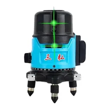 Factory 2/3/5 Lines Green Light Laser Leveling Machine Industrial Rotary Laser for Outdoor 50m Working Distance