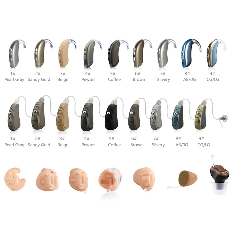 Austar 16 32 Channel Hearing Aids Quality High Power Adult Medical Bte ...