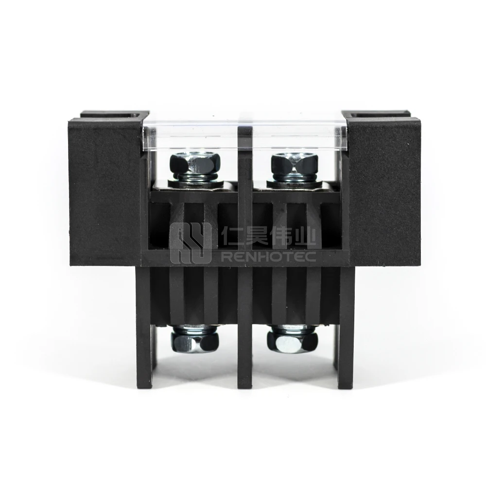 Panel Feed Through Terminal Block 2 Pin 100a 600v 38mm Surlok Plus 12 Volt Dc Battery Pack Connector