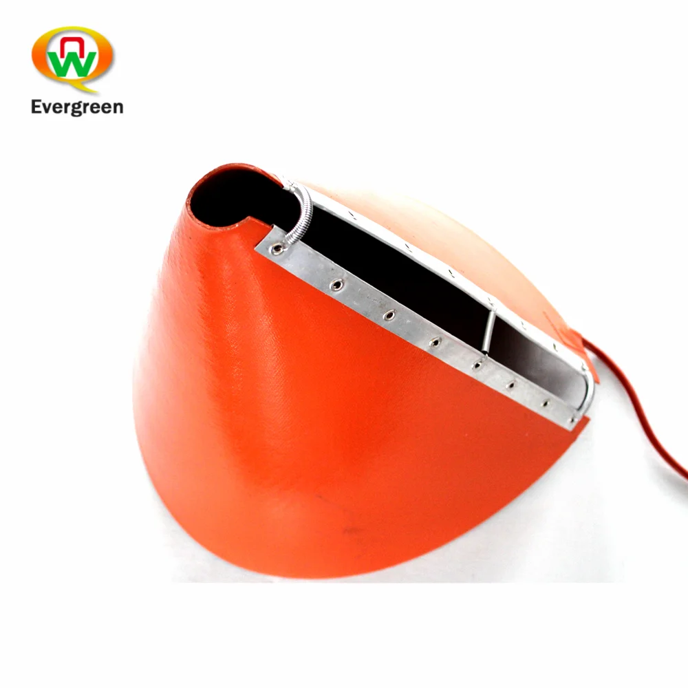 Custom Funnel Type Silicon Rubber Heater Sector Silicon Rubber Heating Plate