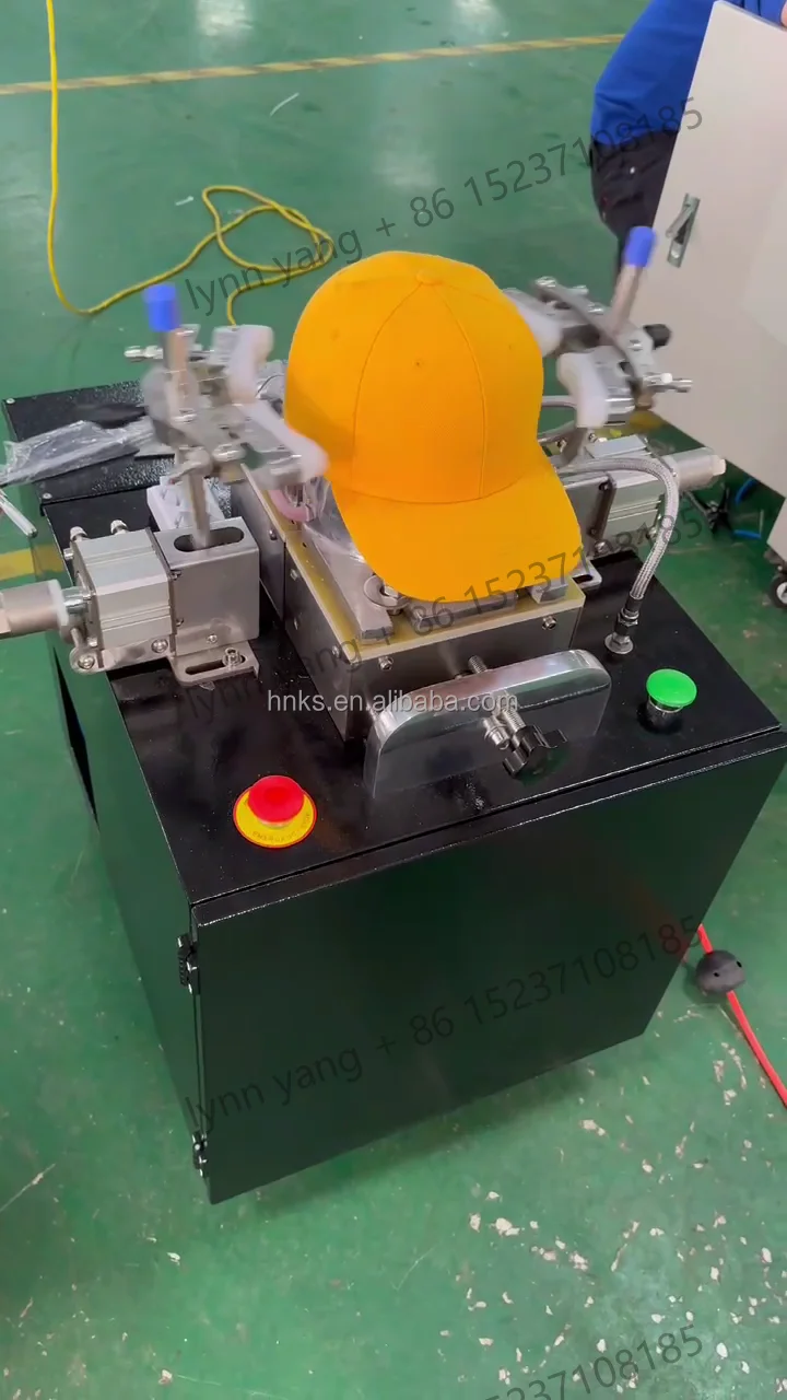 Automatic Small Shop Use Baseball Hat Cap Ironing Machine Single Head Hat Cap Making Machine with Good Price