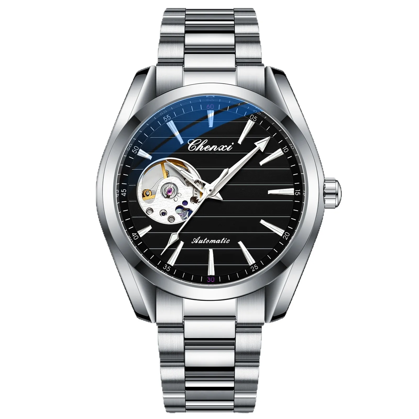 Skeleton Automatic Men's Watch OM-590907