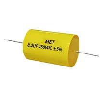CL20 Axial Capacitor 6.8uF 250v 8.2uF 335j 250v Ac Capacitor Lighting Capacitor