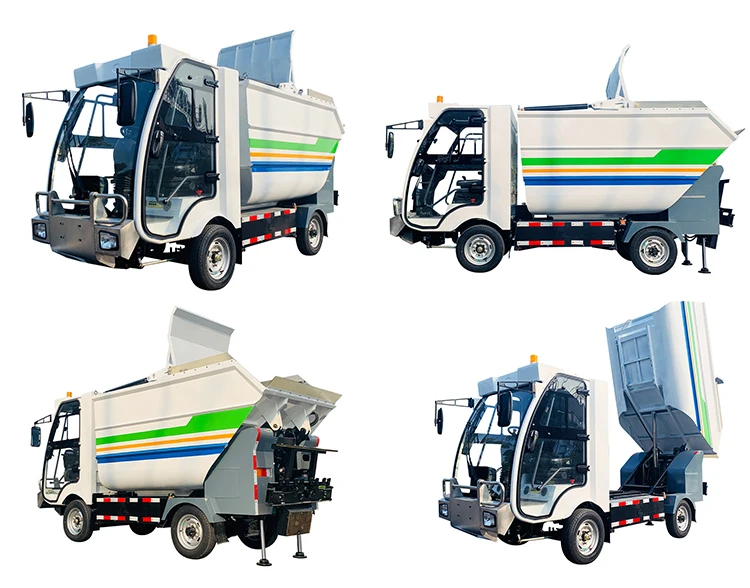 ART-Y48 Battery Powered Automatic Trash Bin Washing Truck