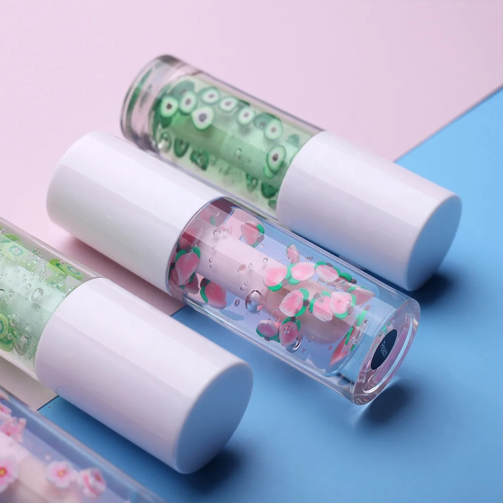 Customization Makeup Vendor Custom Logo Lip Care Vegan Moisturize Lip Gloss Nourishing Fruit Lip Oil