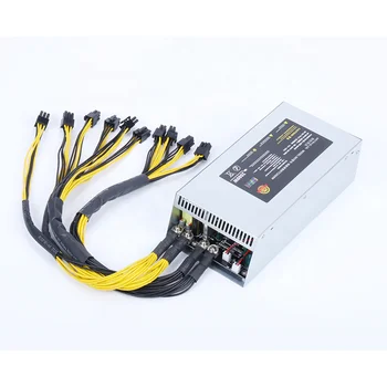 High Efficiency Power Supply 2u Psu 10 * 6pin Connector Power Cable 1600w 1800w 2000w 2200w 2400w 2600w PSU For PC
