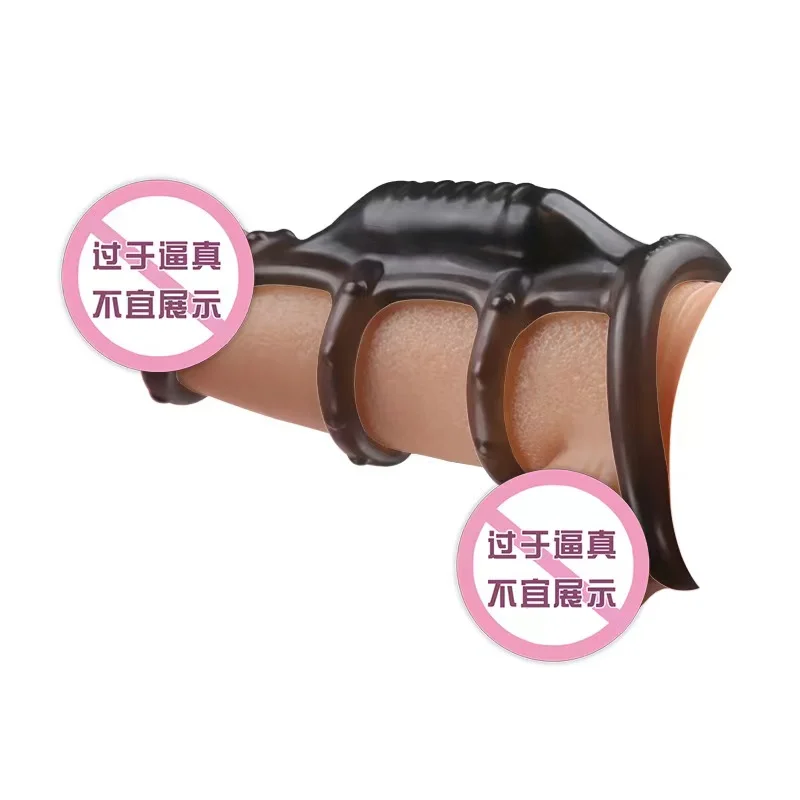 Cross Border G-Spot Stimulator Bullet Vibrator Cockscomb Cover Penis Vibration Ring Ejaculation Delay Restraint Equipment
