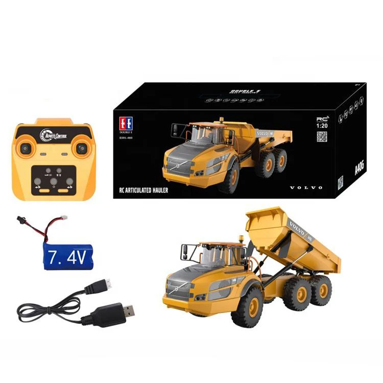 Double E 1:20 Electric Mining Dump Truck - Rc 6x6 Hauler