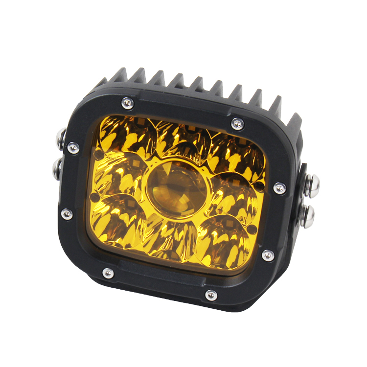 Lediyte квадратном каблуке 5 дюймов 50 Вт L550Y motercycle для бега спортивная сумка противотуманная фара Автоматическая электрическая система