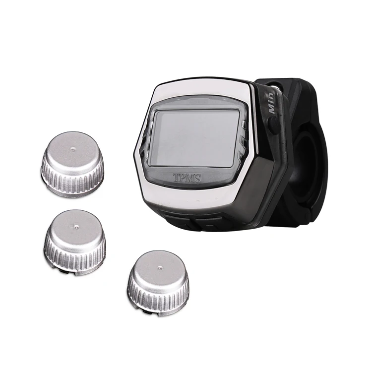 SPY Digital Waterproof TPMS Wireless Tire Pressure Monitoring System with Internal Sensor for ATV 3-Wheel Motorcycles