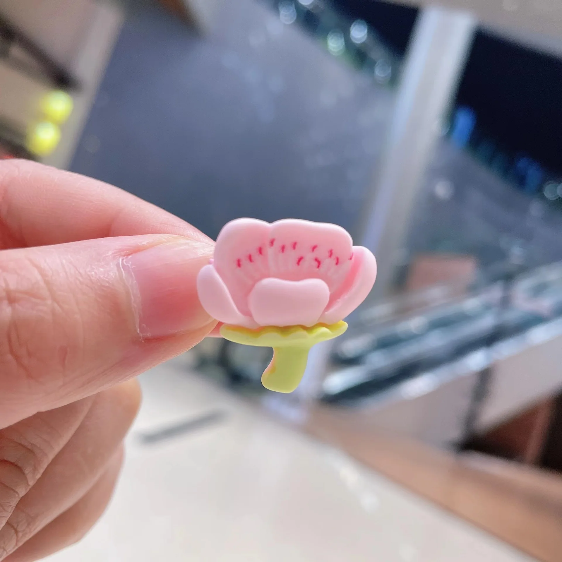 MIO 4pcs/set Peach Blossom Sakura Hair Clip Pretty Girls Hair