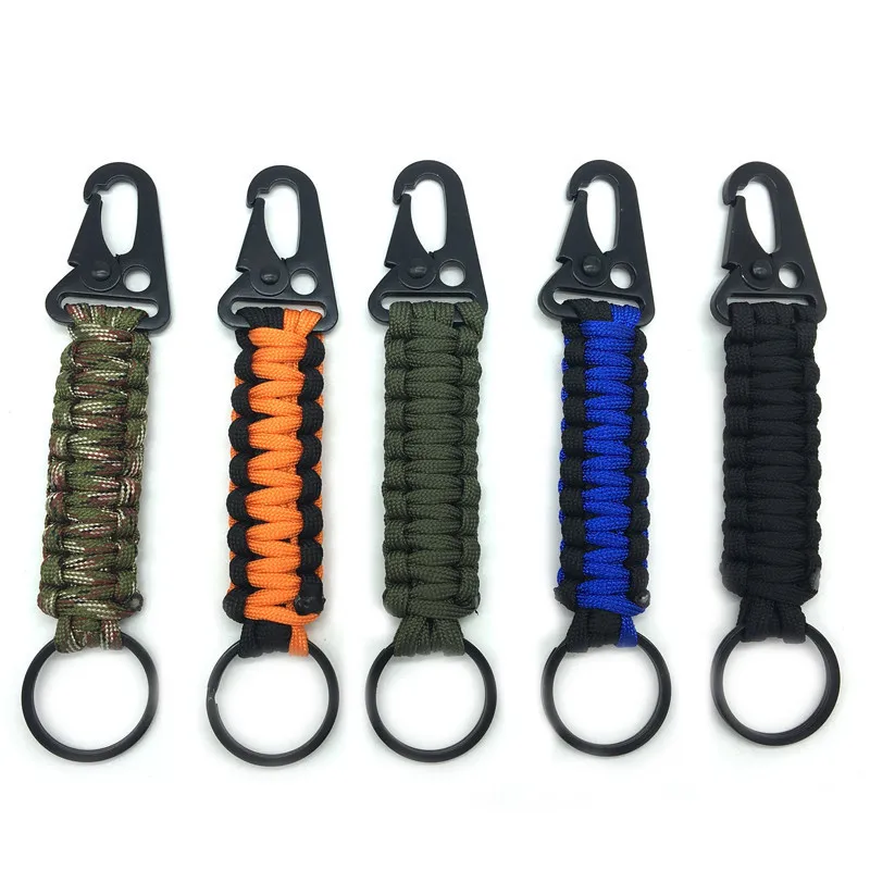 Chaveiro mosquetão personalizado BSBH para atacado, organizador de chaves, chaveiro de paracord para camping e trilhas, chaveiros promocionais._voghion.com