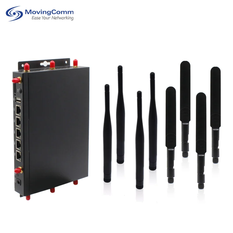 M2M Openwrt Vehicle Celular Bonding Industrial Vpn Gsm 4G Lte Multi Sim Card Wireless Wifi Modem 5G Router With Sim Card Slot